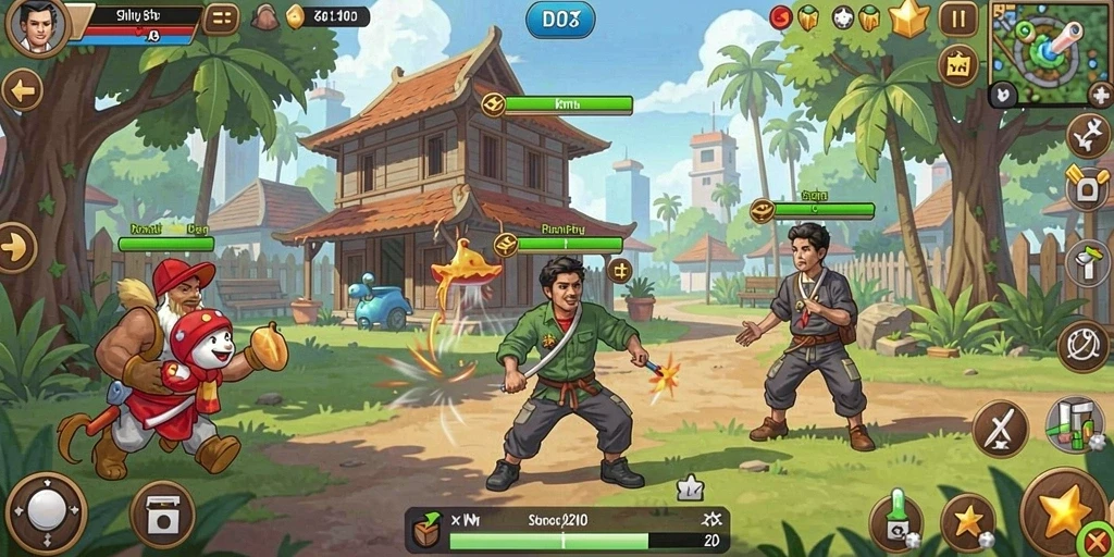bos898 - Tangkapan layar menunjukkan mode permainan yang seru.